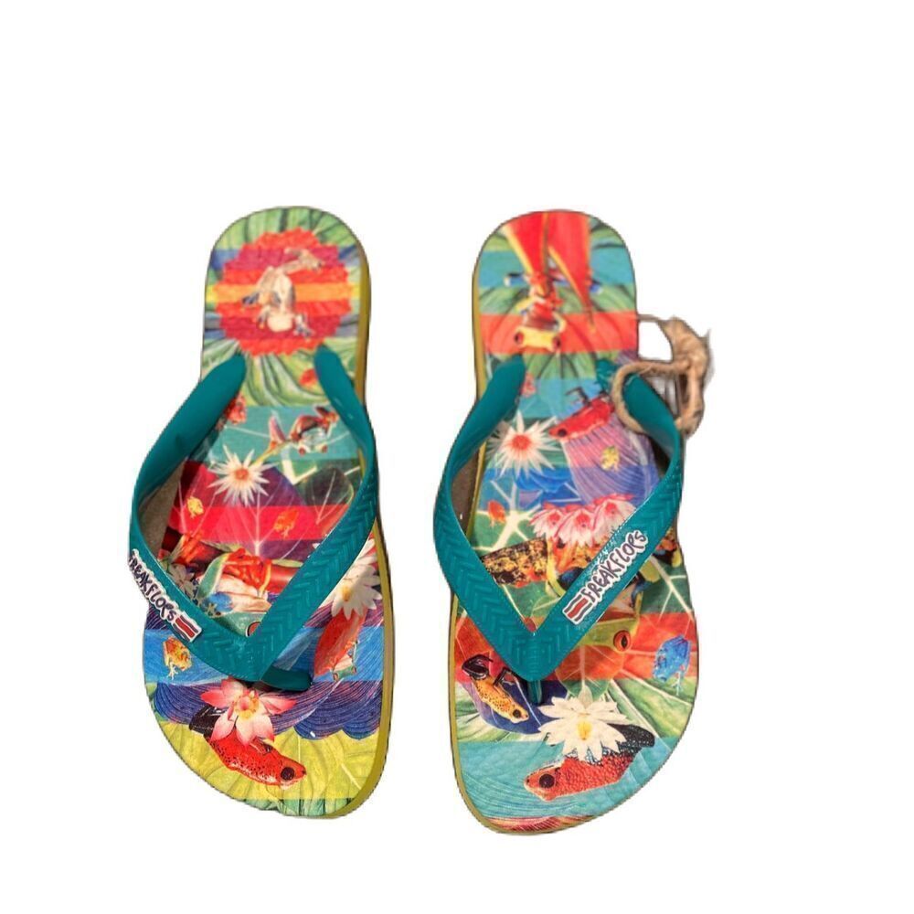 #99 FREAK FLOPS Tropical Flip Flops